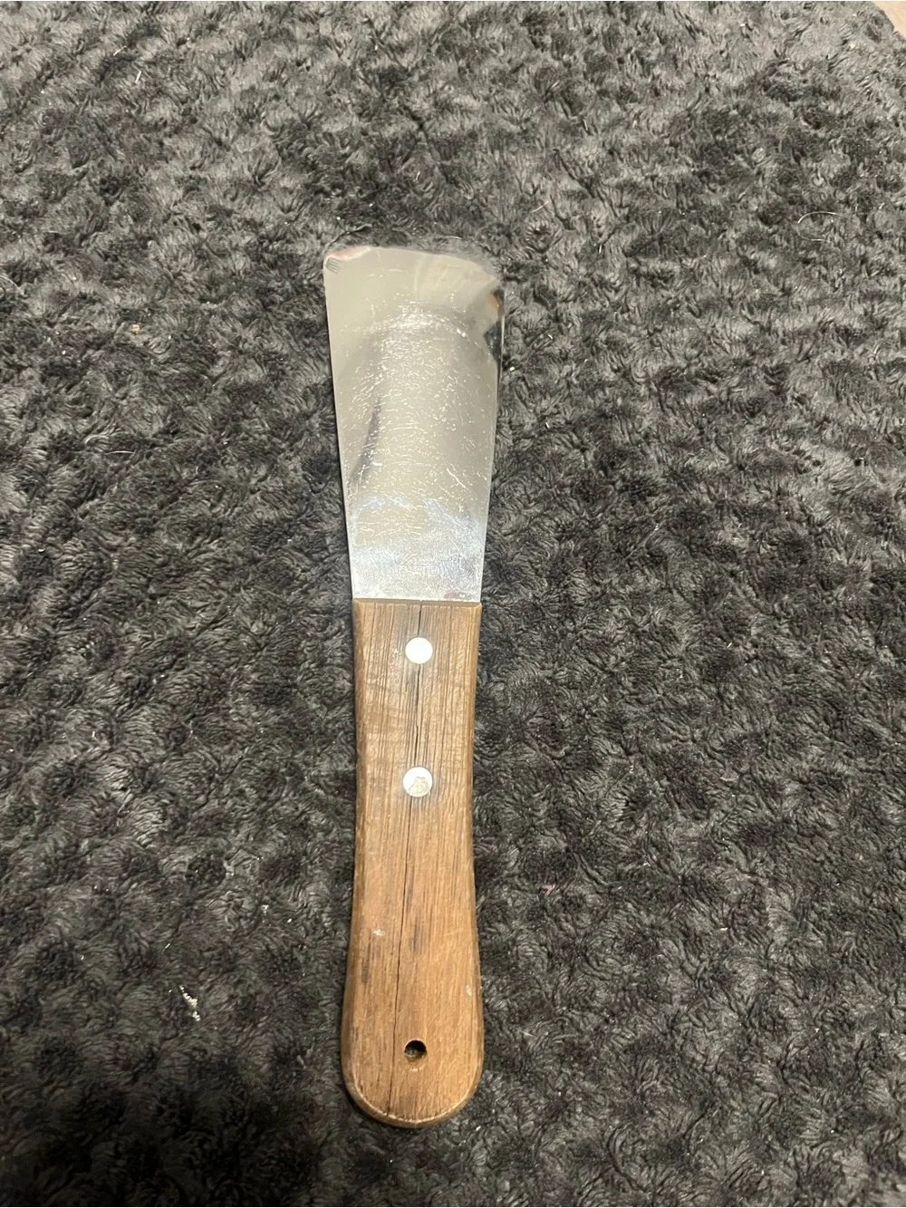 Vtg Vernco Ice Cream Spade Spoon Scoop Stainless Wood Handle Japan